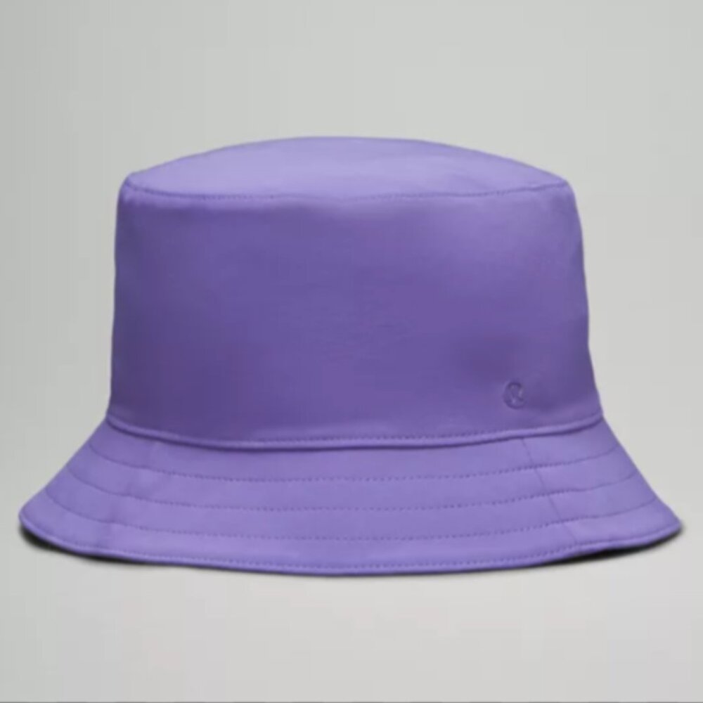 Brand New Lululemon Both Ways Reversible Bucket Hat In Lunar Rock/Hideaway - Picture 4 of 9